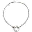 カルティエ Cartier ラブ サークル ダイヤ B6038100 ホワイトゴールド K18WG ブレスレット 750 18K WG 2Pダイヤ