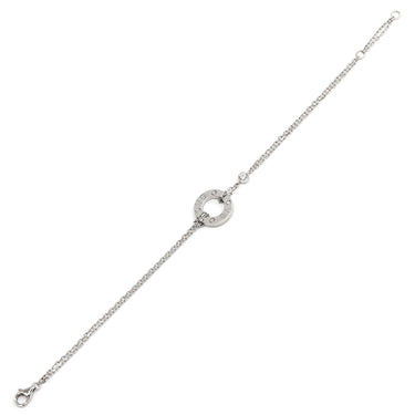 カルティエ Cartier ラブ サークル ダイヤ B6038100 ホワイトゴールド K18WG ブレスレット 750 18K WG 2Pダイヤ