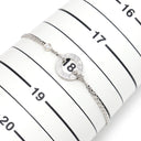 カルティエ Cartier ラブ サークル ダイヤ B6038100 ホワイトゴールド K18WG ブレスレット 750 18K WG 2Pダイヤ