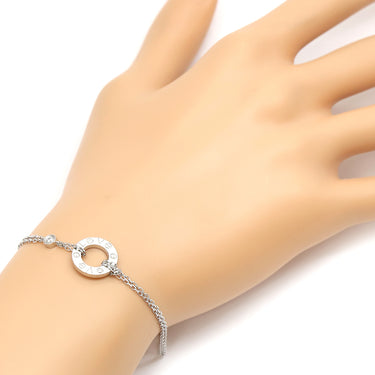 カルティエ Cartier ラブ サークル ダイヤ B6038100 ホワイトゴールド K18WG ブレスレット 750 18K WG 2Pダイヤ