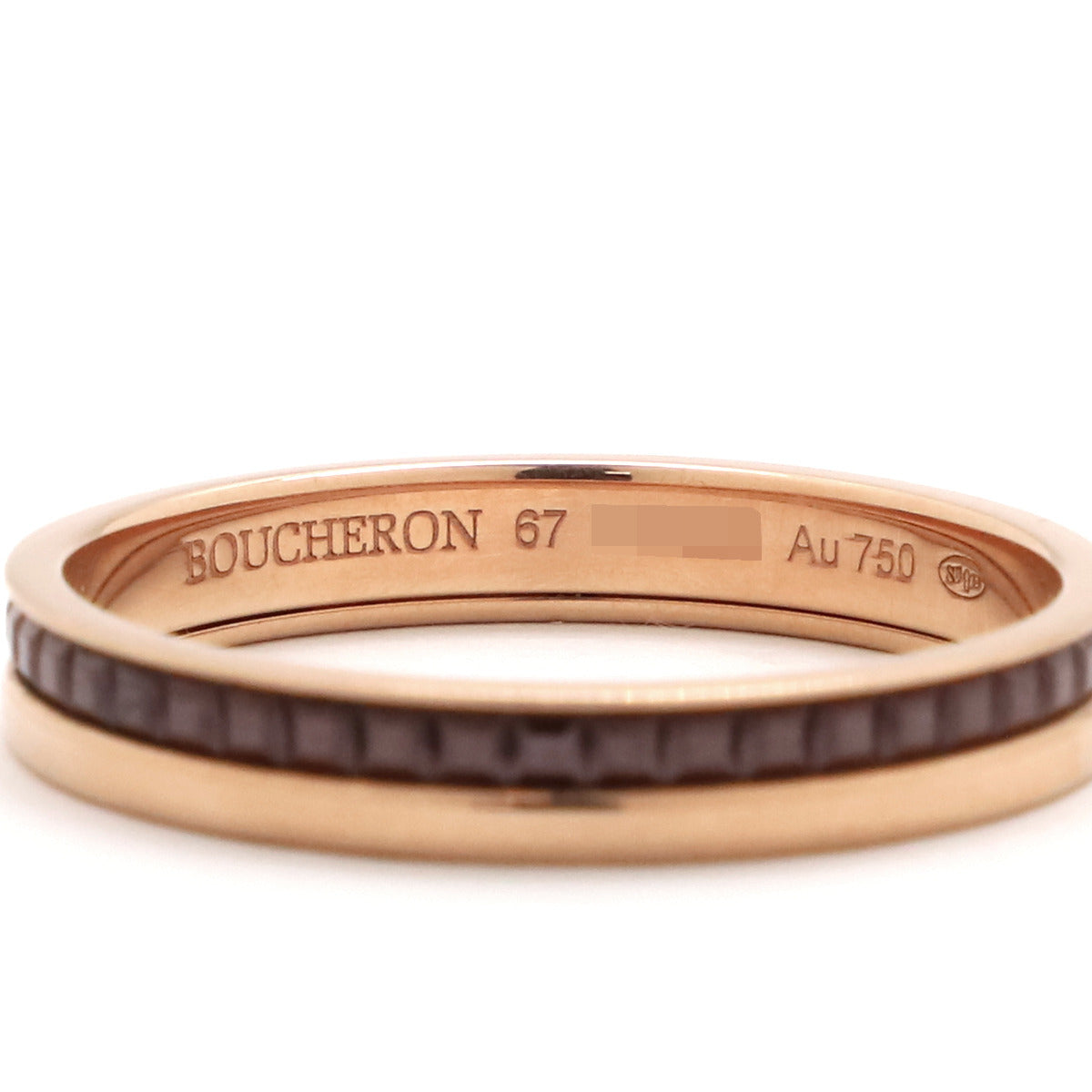 ブシュロン BOUCHERON キャトル クラシック ハーフ JAL00175 ピンク