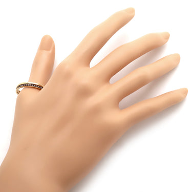 ブシュロン BOUCHERON キャトル クラシック ハーフ JAL00175 ピンクゴールドXブラウン K18PG ブラウンPVD #67(JP27) リング 指輪 ローズゴールド 18K 750 18金 26号