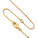 ヴァンクリーフアーペル Van Cleef & Arpels ヴィンテージ アルハンブラ タイガーアイ ブラウンXイエローゴールド K18YG タイガーアイ マザーオブパール ネックレス 750 18金