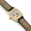 腕時計 フランクミュラー FRANCK MULLER トノウ カーベックス プティ 2500MCD 手巻き レディース OH済 K18YG無垢 純正ダイヤ ブルー