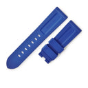 パネライ PANERAI 純正 ルミノール用 ラバーバンド ブルー ラバー 腕時計パーツ 未使用 替え ベルト ストラップ バックル用 予備 交換 スペア 24ｍｍ ブルー 青