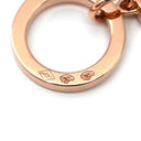 エルメス HERMES シェーヌダンクル ヴェルソ ホワイトXローズゴールド K18PG セラミック ネックレス ピンクゴールド