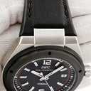 腕時計 IWC IWC インヂュニア オートマチック IW323401 自動巻き メンズ ブラック デイト シースルーバック