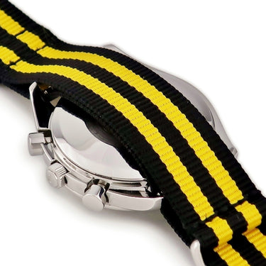 腕時計 オメガ OMEGA スピードマスター デイト ミハエル シューマッハ 1stモデル 3511.12 自動巻き メンズ イエロー クロノグラフ