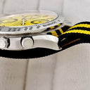 腕時計 オメガ OMEGA スピードマスター デイト ミハエル シューマッハ 1stモデル 3511.12 自動巻き メンズ イエロー クロノグラフ