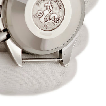 腕時計 オメガ OMEGA スピードマスター デイト ミハエル シューマッハ 1stモデル 3511.12 自動巻き メンズ イエロー クロノグラフ