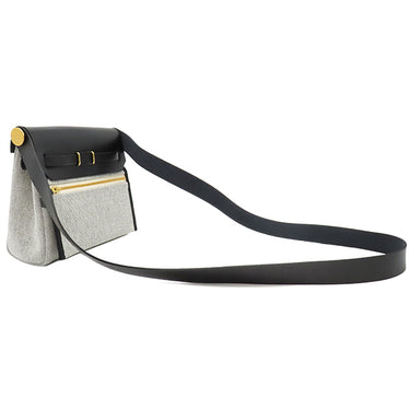 エルメス HERMES エールバッグジップ ミニ 20 ルトゥルネ ブラック×エクリュ トワルアッシュ ヴァッシュハンター ショルダーバッグ ゴールド金具 新品 未使用 トワルH