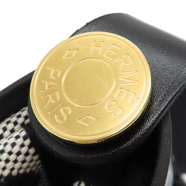 エルメス HERMES エールバッグジップ ミニ 20 ルトゥルネ ブラック×エクリュ トワルアッシュ ヴァッシュハンター ショルダーバッグ ゴールド金具 新品 未使用 トワルH