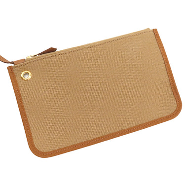 エルメス HERMES エールバッグジップPM 31 チャイ×フォーブ トワルミリタリー ヴァッシュハンター 2WAYバッグ ゴールド金具 茶 トワルミリテール