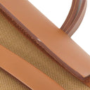 エルメス HERMES エールバッグジップPM 31 チャイ×フォーブ トワルミリタリー ヴァッシュハンター 2WAYバッグ ゴールド金具 茶 トワルミリテール