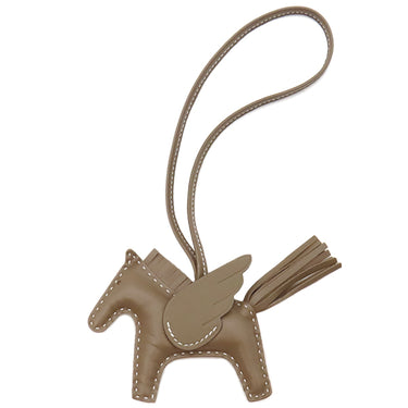 エルメス HERMES ロデオPM ペガサス エトゥープ アニューミロ バッグチャーム グレージュ 単色 ソーエトゥープ