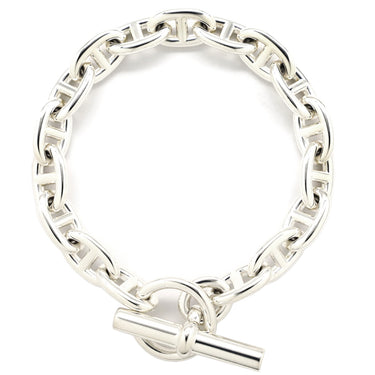 エルメス HERMES シェーヌダンクル MM シルバー シルバー925 ブレスレット 17コマ スターリングシルバー SV925 Ag925