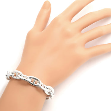 エルメス HERMES シェーヌダンクル MM シルバー シルバー925 ブレスレット 17コマ スターリングシルバー SV925 Ag925