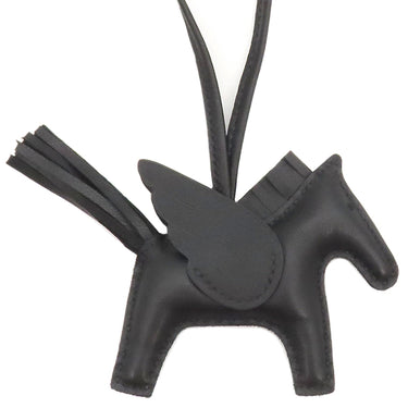 エルメス HERMES ロデオPM ペガサス ブラック アニューミロ バッグチャーム 黒 ソーブラック