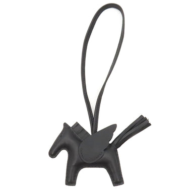 エルメス HERMES ロデオPM ペガサス ブラック アニューミロ バッグチャーム 黒 ソーブラック