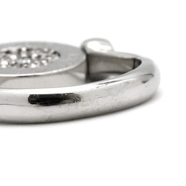 ブルガリ BVLGARI ブルガリブルガリ フリップ ホワイトゴールド K18WG ダイヤモンド オニキス リング 指輪 18K 750 18金 1Pダイヤ 5号