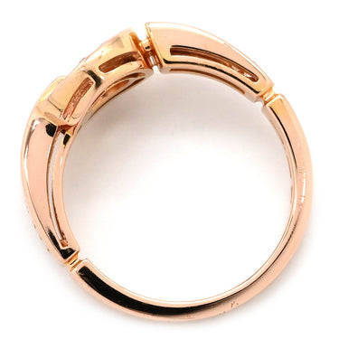 ブルガリ BVLGARI ブルガリ・ブルガリ リング 347896 ピンクゴールド K18PG ダイヤモンド リング 指輪 Au750 18K 18金 PG パヴェダイヤ 14号