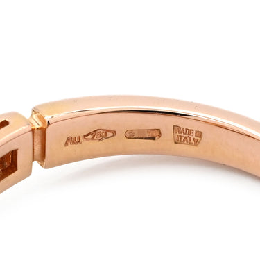 ブルガリ BVLGARI ブルガリ・ブルガリ リング 347896 ピンクゴールド K18PG ダイヤモンド リング 指輪 Au750 18K 18金 PG パヴェダイヤ 14号