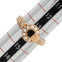 ブルガリ BVLGARI ブルガリ・ブルガリ リング 347896 ピンクゴールド K18PG ダイヤモンド リング 指輪 Au750 18K 18金 PG パヴェダイヤ 14号