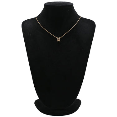 ブルガリ BVLGARI ビーゼロワン レジェンド ネックレス 356118 ピンクゴールドXブラック K18PG セラミック ネックレス B-zero1 ペンダント 18K 750PG 黒