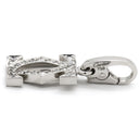 カルティエ Cartier C2 2Cチャーム ダイヤ ホワイトゴールド K18WG ダイヤモンド ペンダントトップ Cドゥ ネックレストップ 750 18K 18金