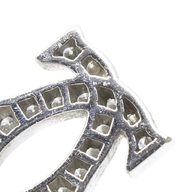 カルティエ Cartier C2 2Cチャーム ダイヤ ホワイトゴールド K18WG ダイヤモンド ペンダントトップ Cドゥ ネックレストップ 750 18K 18金