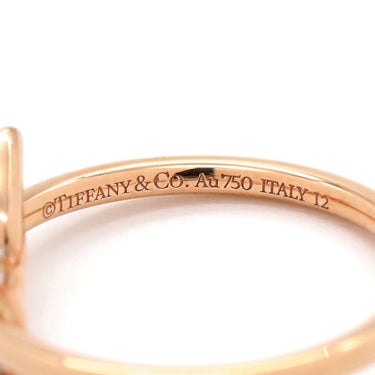 ティファニー Tiffany & Co ノット ダイヤリング 69346855 イエローゴールド K18PG ダイヤモンド リング 指輪 750AU K18 PG イエローゴールド ダイヤモンド 12号