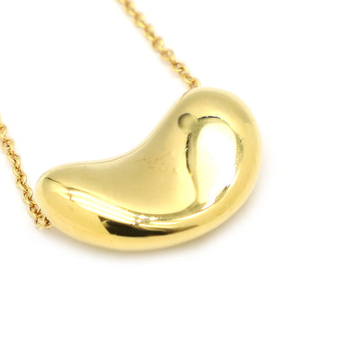 ティファニー Tiffany & Co ビーン デザイン ペンダント イエローゴールド K18YG ネックレス 750YG 18金 エルサペレッティ