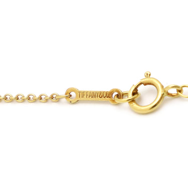 ティファニー Tiffany & Co ビーン デザイン ペンダント イエローゴールド K18YG ネックレス 750YG 18金 エルサペレッティ