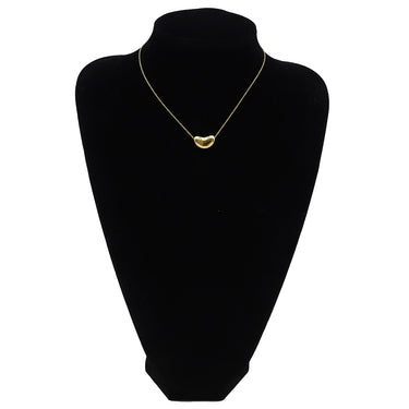 ティファニー Tiffany & Co ビーン デザイン ペンダント イエローゴールド K18YG ネックレス 750YG 18金 エルサペレッティ