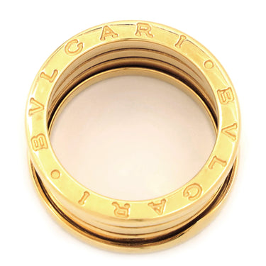 ブルガリ BVLGARI ビーゼロワン B-zero1 3バンドリング イエローゴールド K18YG #57(JP17) リング 指輪 750 18金 YG 17号