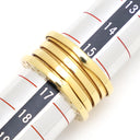 ブルガリ BVLGARI ビーゼロワン B-zero1 3バンドリング イエローゴールド K18YG #57(JP17) リング 指輪 750 18金 YG 17号