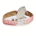 腕時計 カルティエ Cartier デリス ドゥ カルティエ SM WG800014 クオーツ レディース K18WG無垢 純正ダイヤ ローマン オーバル