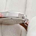 腕時計 カルティエ Cartier デリス ドゥ カルティエ SM WG800014 クオーツ レディース K18WG無垢 純正ダイヤ ローマン オーバル