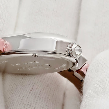 腕時計 カルティエ Cartier デリス ドゥ カルティエ SM WG800014 クオーツ レディース K18WG無垢 純正ダイヤ ローマン オーバル