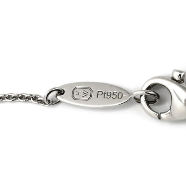 ハリーウィンストン Harry Winston ソリティア PIDPPS007SI プラチナシルバー Pt950 ダイヤモンド ネックレス ペアシェイプカット
