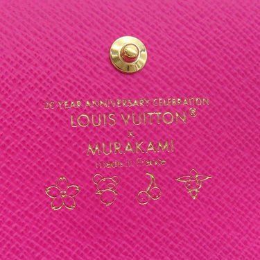 ルイヴィトン LOUIS VUITTON LV×TM ポルトフォイユ サラ NM M13397 ブロン モノグラムマルチカラー 長財布 ゴールド金具 白 ピンク マルチカラー 村上隆