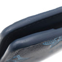 ルイヴィトン LOUIS VUITTON ポルトフォイユ ミュルティプル M82323 ネイビーリバーブルー モノグラムシャドウレザー 二つ折り財布 紺 青