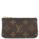 ルイヴィトン LOUIS VUITTON ポシェット クレ M62650 モノグラム モノグラムキャンバス コインケース ゴールド金具 茶 キーチェーン付き