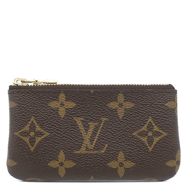 ルイヴィトン LOUIS VUITTON ポシェット クレ M62650 モノグラム モノグラムキャンバス コインケース ゴールド金具 茶 キーチェーン付き