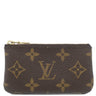 ルイヴィトン LOUIS VUITTON ポシェット クレ M62650 モノグラム モノグラムキャンバス コインケース ゴールド金具 茶 キーチェーン付き