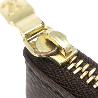 ルイヴィトン LOUIS VUITTON ポシェット クレ M62650 モノグラム モノグラムキャンバス コインケース ゴールド金具 茶 キーチェーン付き