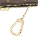 ルイヴィトン LOUIS VUITTON ポシェット クレ M62650 モノグラム モノグラムキャンバス コインケース ゴールド金具 茶 キーチェーン付き