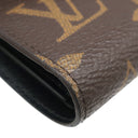 ルイヴィトン LOUIS VUITTON ポルトフォイユ ヴィクトリーヌ M81557 モノグラムリバース モノグラムリバースキャンバス 三つ折り財布 ゴールド金具 茶 コンパクトウォレット