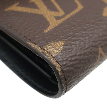 ルイヴィトン LOUIS VUITTON ポルトフォイユ ヴィクトリーヌ M81557 モノグラムリバース モノグラムリバースキャンバス 三つ折り財布 ゴールド金具 茶 コンパクトウォレット