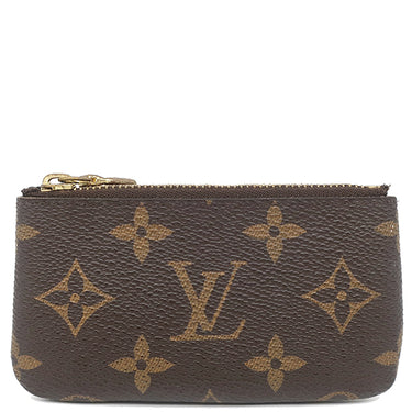 ルイヴィトン LOUIS VUITTON ポシェット クレ M62650 モノグラム モノグラムキャンバス コインケース ゴールド金具 茶 キーチェーン付き